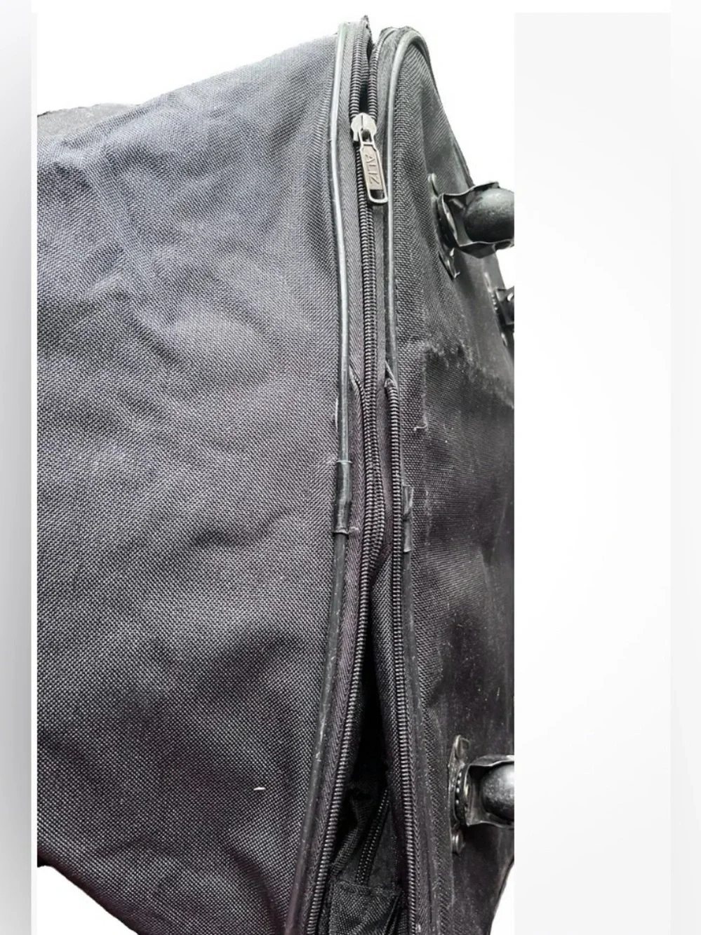 AITZ Expandable Rolling Garment Travel Bag Wheeled Luggage Black 19x19x12